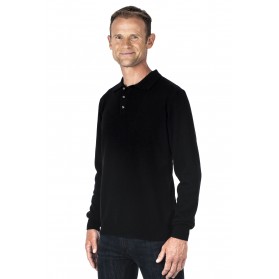 T-shirt marinière homme col polo manches longues - Ugholin