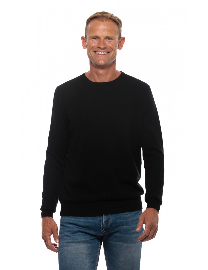 Pull homme col rond